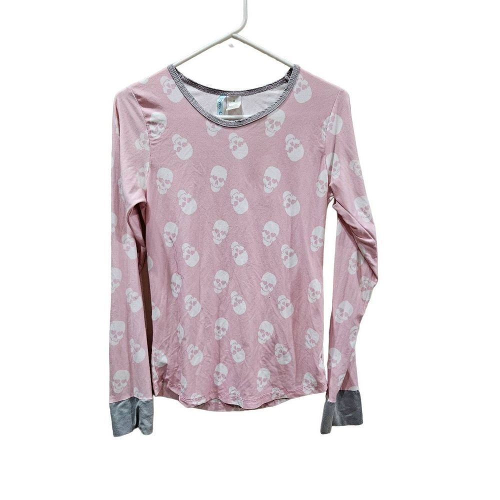 Cozy couture M skull top